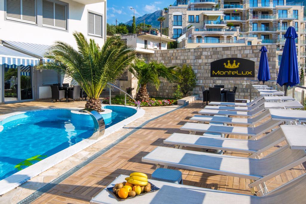 Montelux Apartments Будва Экстерьер фото